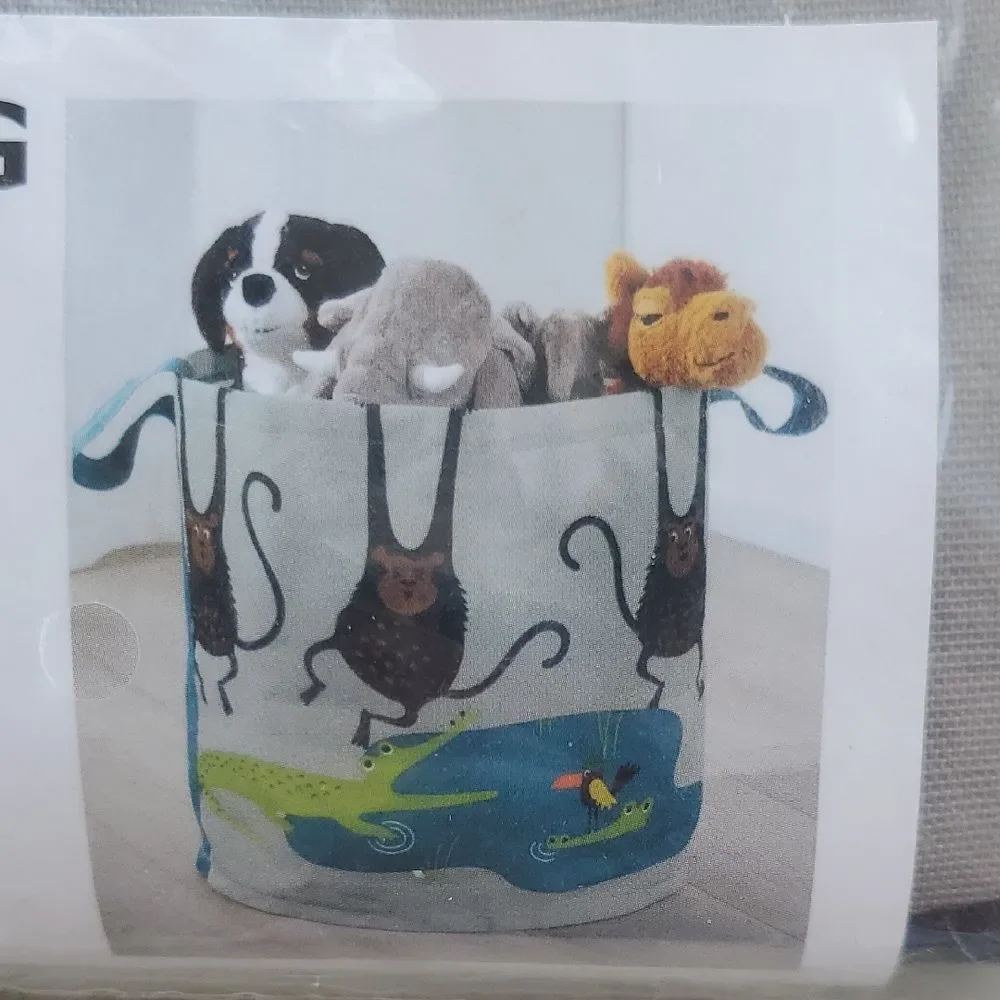 IKEA Kids Jungle Toy Storage Bag – New in Package - Playroom Cleanup Fun! Fabric